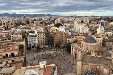Aerial view if Valencia, Spain 