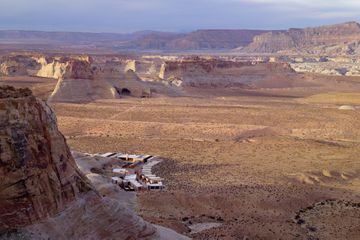Aerial view of Amangiri and Valley View from Mesa