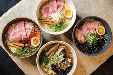 Bowls of ramen from Youta Ramen in Mineola, New York