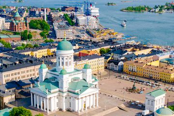downtown Helsinki 