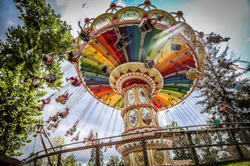 A ride at the Knoebels Amusement Resort