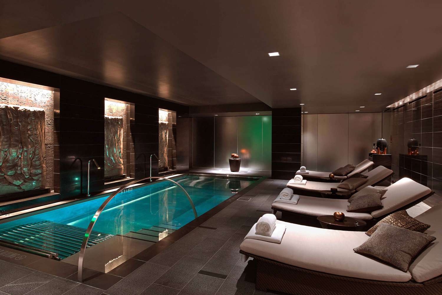 Subterranean spa at The Joule Hotel in Dallas