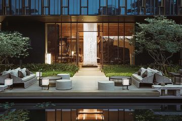 View of the garden at Kimpton Maa-Lai Bangkok