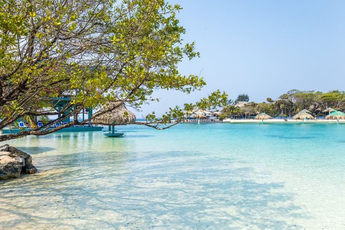 The beach at Little French Key Resort