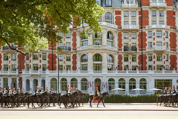Exterior of the Mandarin Oriental Hyde Park London