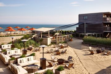 Marram beach lounge and exterior during summer in Montauk