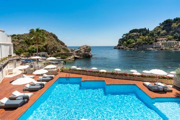 Pool area at Mazzaro Sea Palace