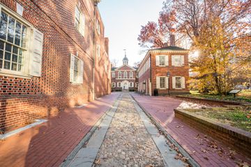 The Carpenter's Hall in Philadelphia, a Historical Building -
