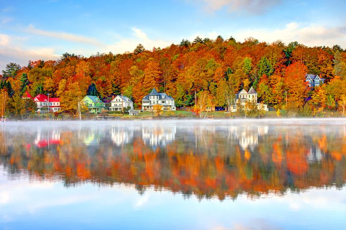 Autumn in Saranac Lake, New York