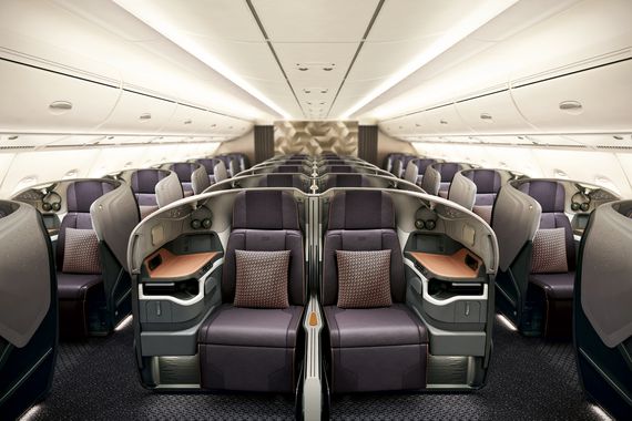 Business class on a Singapore Airlines A380