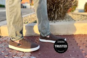 Olukai Mens Sneakers on the street