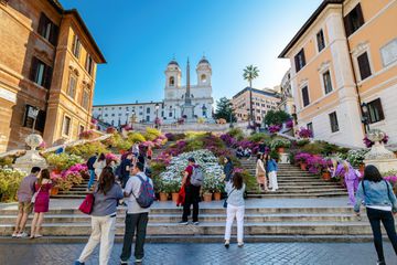 The Spanish Steps in Rome, Italy