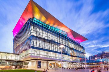 Building in Sydney, Australia lights up for World Pride, this will host the Human Rights Conference during World Pride 2023