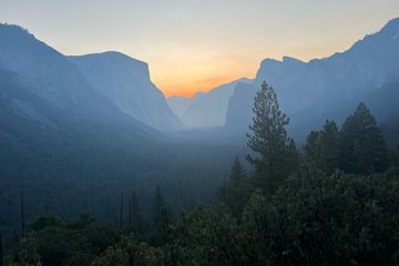 Sunset in Yosemite National Park