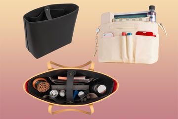 collage of Best Purse Organizers
