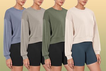 This $40 Lululemon sweatshirt lookalike at Amazon is the perfect travel layer