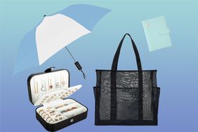 Travel Related Gifts on a blue gradient background