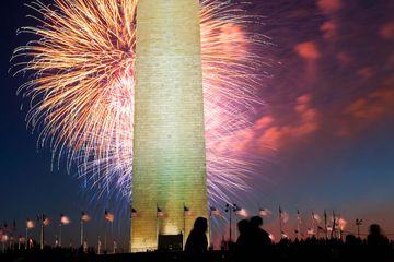 Fourth of July Independence Day Celebrations National Mall Washington monument Washington, DC fireworks