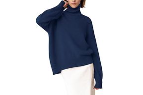 Amazon Ykr Women's Turtleneck Sweater